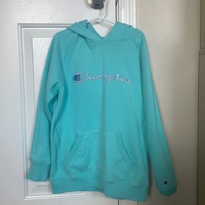 Champion hoodie size M. Girls